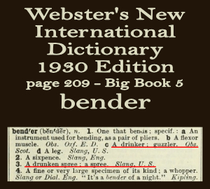 Wester's definition of bender