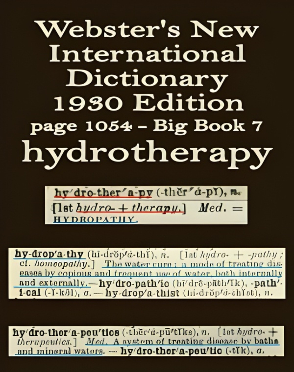 Wester's definition of hydrotherapy