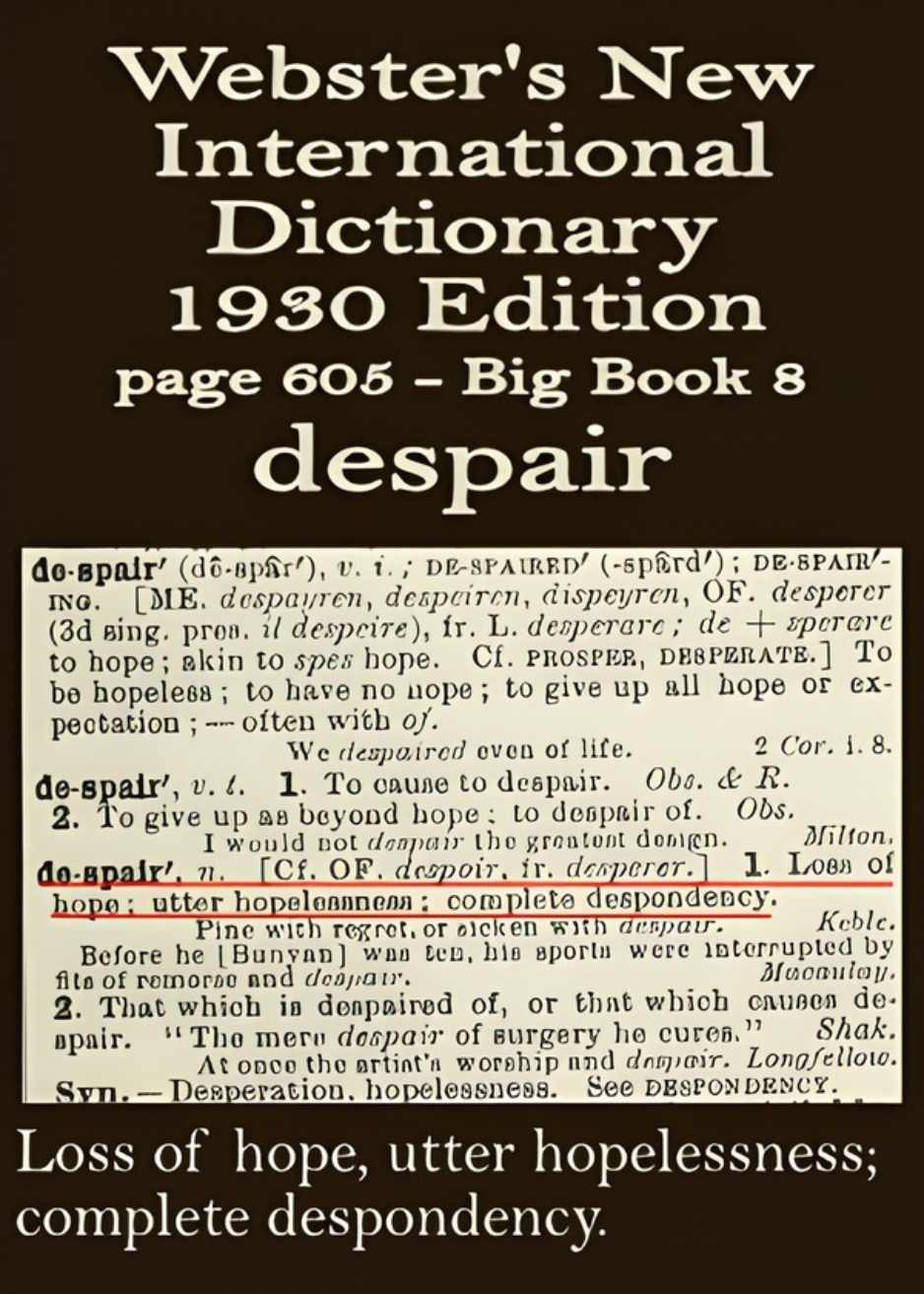 Wester's definition of despair