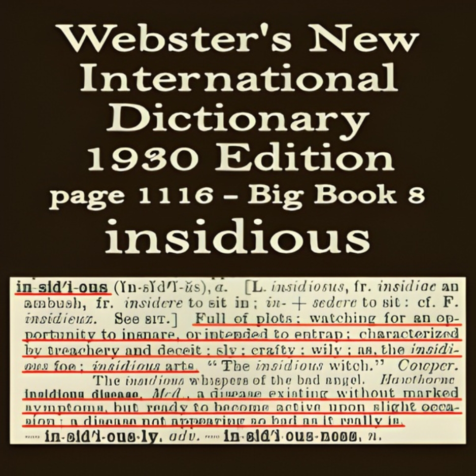 Wester's definition of insidious