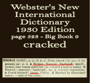 Wester's definition of cracked