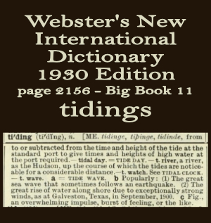 Wester's definition of tidings