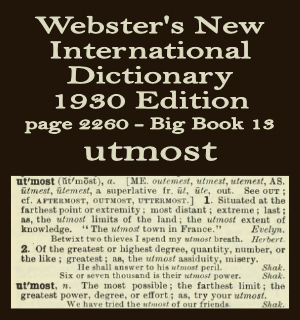 Wester's definition of utmost