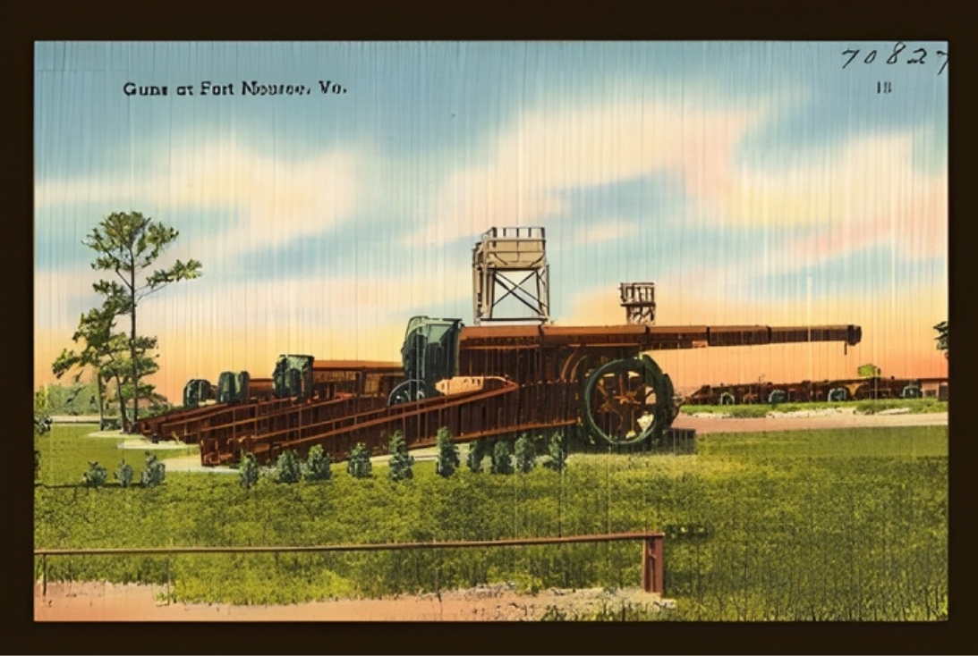 Artillery at Ft Monroe Virginia