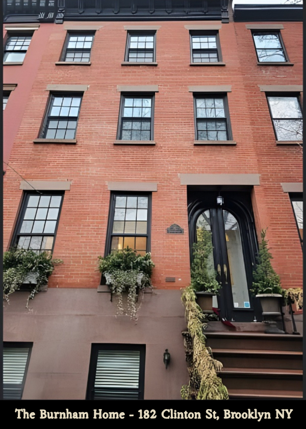 Lois's Childhood Brooklyn Home and Where Bill & Lois Lived When Visited By Ebby Thatcher