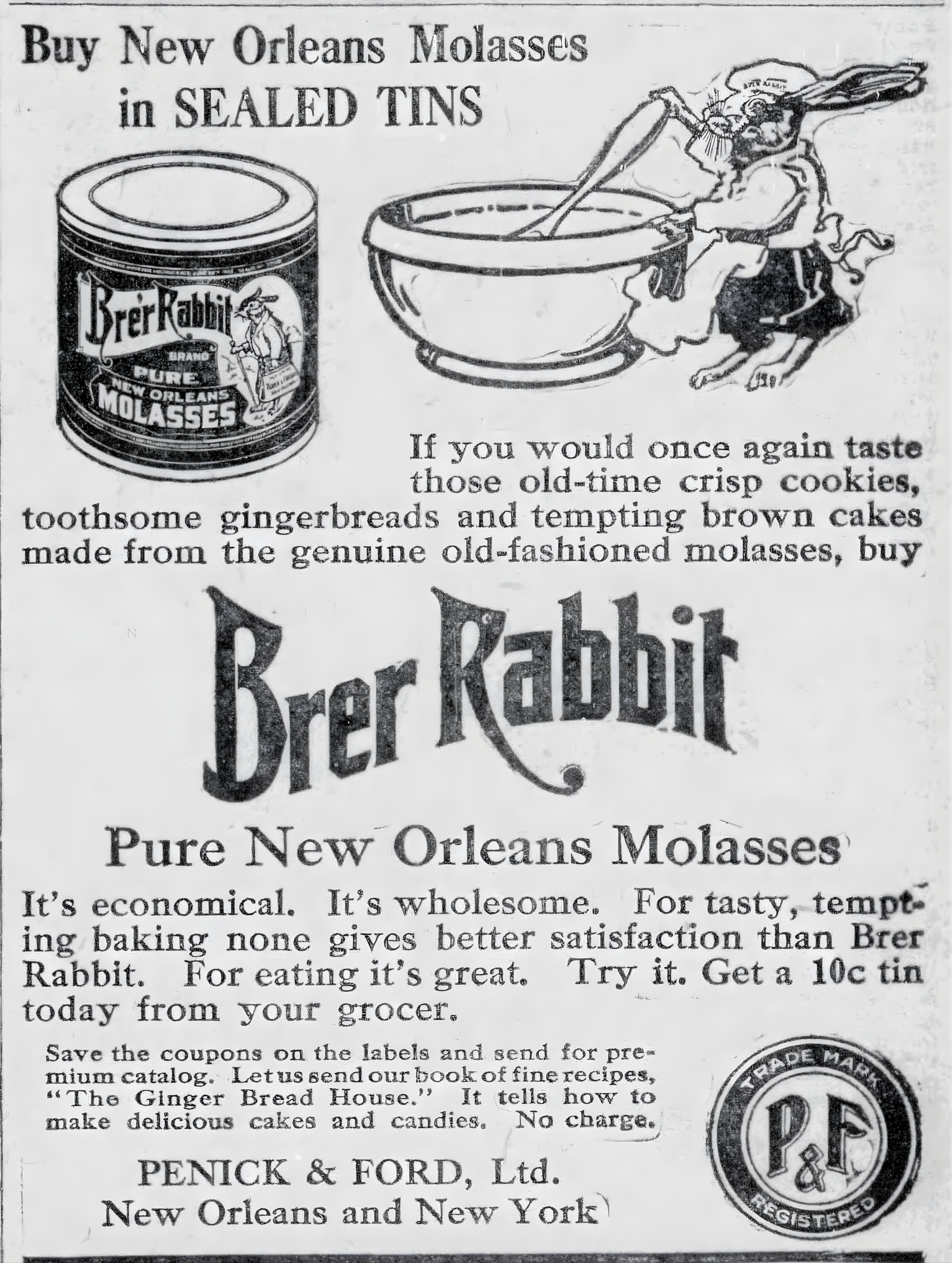 Penick & Ford Molasses Ad