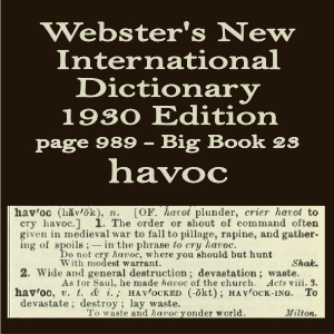 Wester's definition of havoc