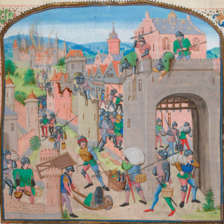 Image of Villiage Being Pillaged