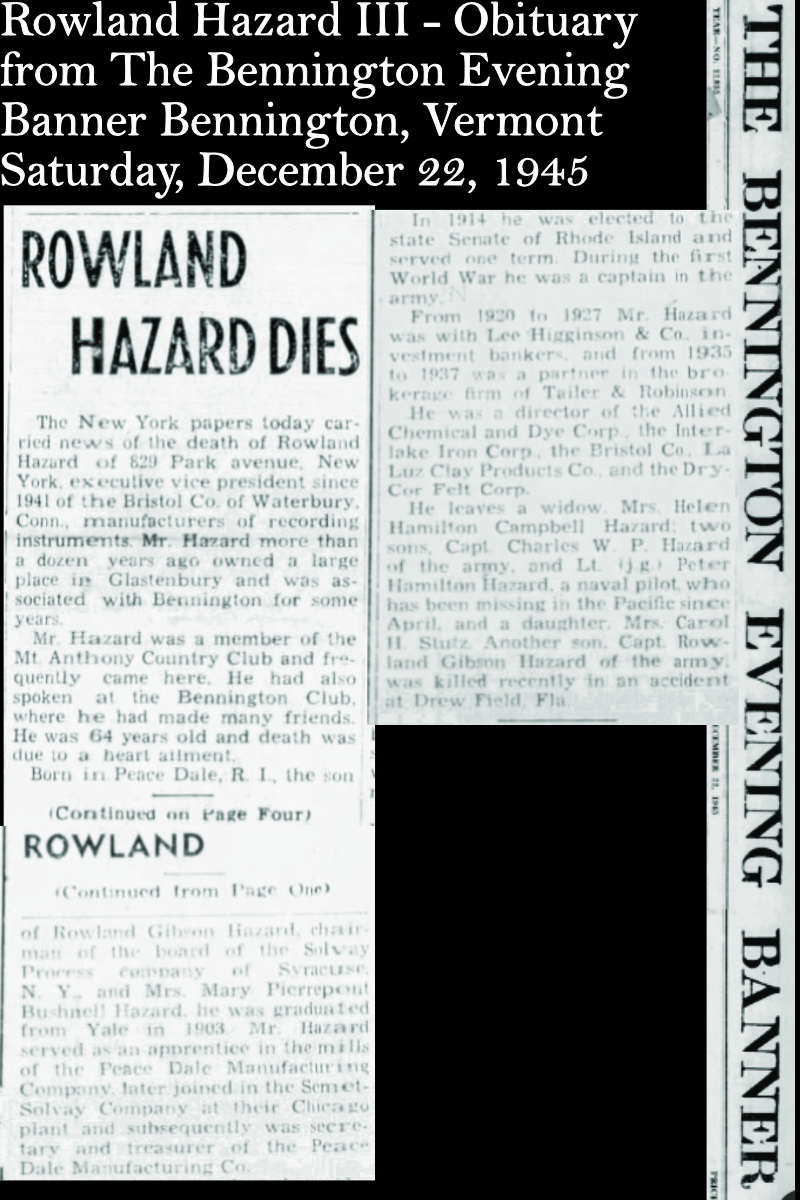 Rowland Hazard III