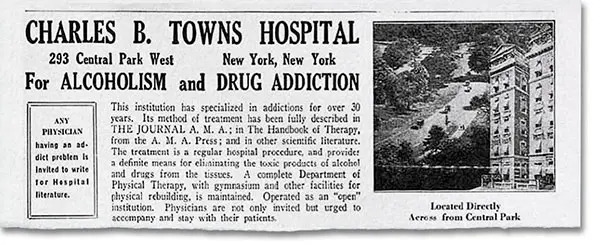 Charles B Towns Hospital Ad