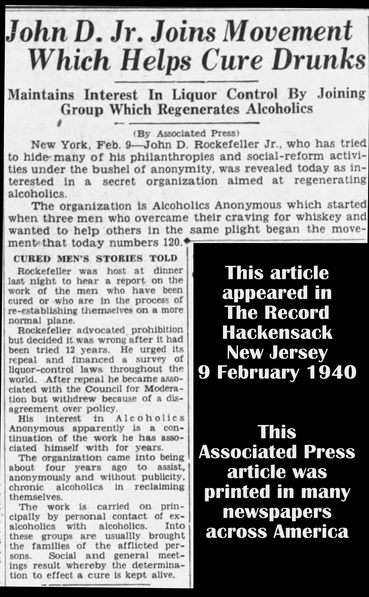 Associated Press Article