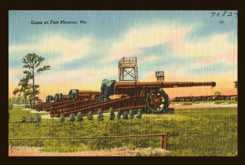 Artillery at Ft Monroe Virginia