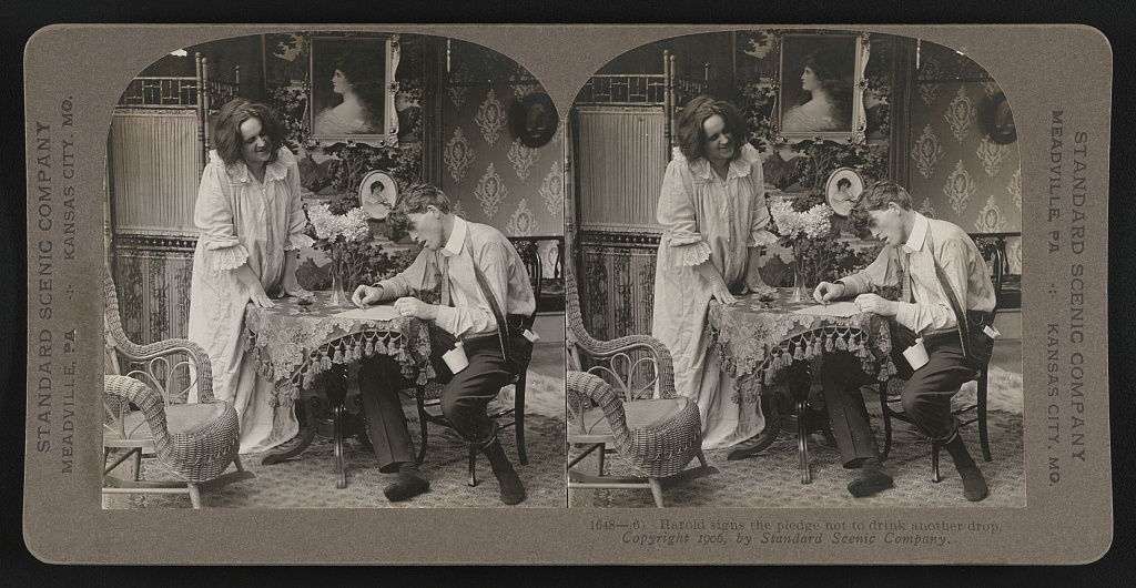 Stereograph card