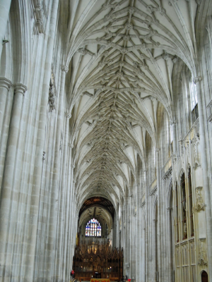 Interior of Winchester Cathedral